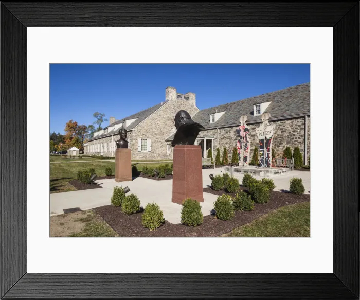 Framed Print : USA, New York, Hudson Valley, Hyde Park, FDR National Historic Site, former home of