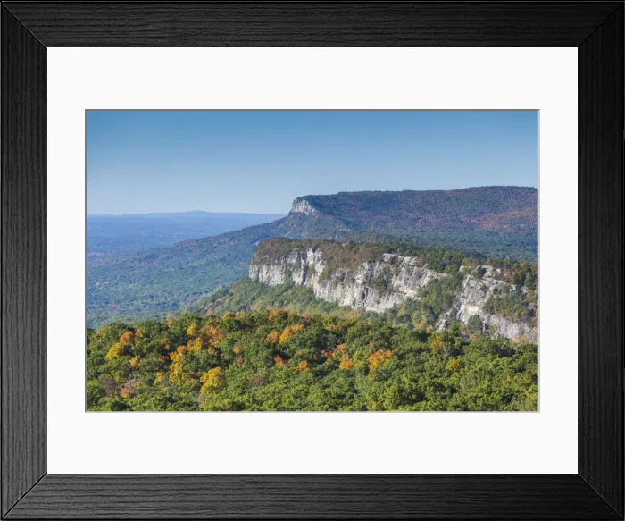 Framed Print : USA, New York, Hudson Valley, New Paltz, Eagle Cliff, elevation 1434 Ft Framed Print : USA, New York, Hudson Valley, New Paltz, Eagle Cliff, elevation 1434 Ft