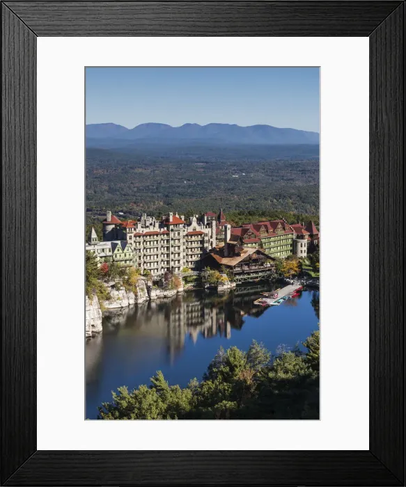 Framed Print : USA, New York, Hudson Valley, New Paltz, Mohonk Moutain House, historic hotel Framed Print : USA, New York, Hudson Valley, New Paltz, Mohonk Moutain House, historic hotel