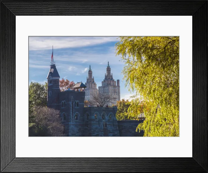 Framed Print : USA, New York, New York City, Central Park, Belvedere Castle