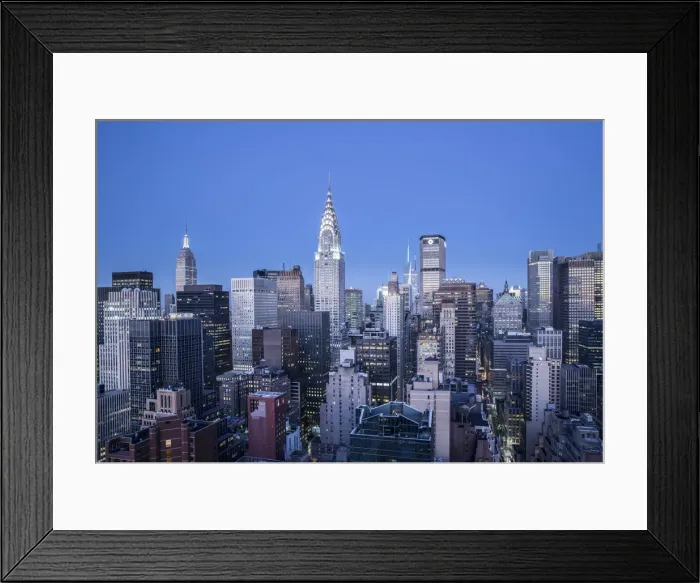 Framed Print : Chrysler Building and Empire State Building, Midtown Manhattan, New York City, New York Framed Print : Chrysler Building and Empire State Building, Midtown Manhattan, New York City, New York