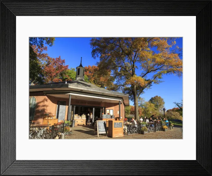 Framed Print : USA, New York City, Manhattan, Central Park, Le Pain Quotidien Cafe Framed Print : USA, New York City, Manhattan, Central Park, Le Pain Quotidien Cafe
