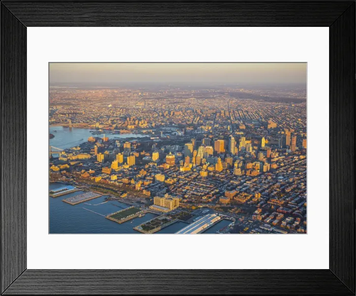 Framed Print : Brooklyn Heights (with Queens in the background), New York City, New York, USA Framed Print : Brooklyn Heights (with Queens in the background), New York City, New York, USA