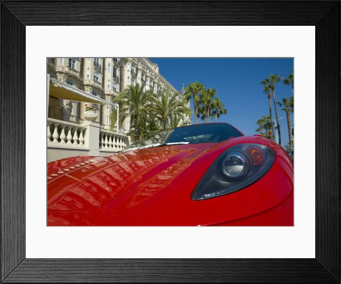 Framed Print : France, Provence-Alpes-Cote d Azur, Cannes, Boulevard de la Croisette, Carlton Hotel Framed Print : France, Provence-Alpes-Cote d Azur, Cannes, Boulevard de la Croisette, Carlton Hotel