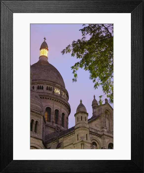 Framed Print : France, Paris, Montmartre, dawn detail of Basilique Sacre Coeur basilica Framed Print : France, Paris, Montmartre, dawn detail of Basilique Sacre Coeur basilica