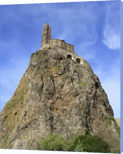 Church of St. Michel d Aiguilhe, Le Puy-en-Velay, Auvergne, France