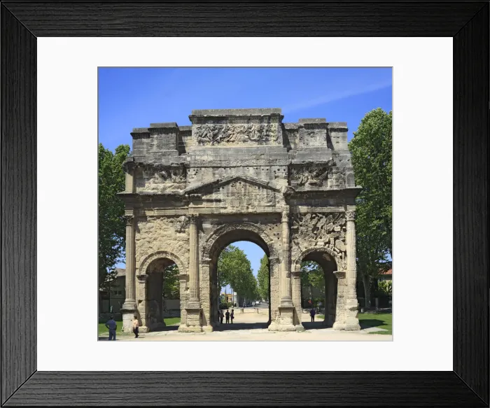Framed Print : Roman Triumphal Arch, UNESCO World Heritage Site, Orange, Vaucluse, Provence, France Framed Print : Roman Triumphal Arch, UNESCO World Heritage Site, Orange, Vaucluse, Provence, France