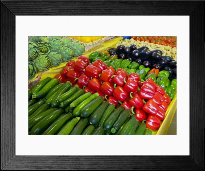 Framed Print : France, Provence-Alpes-Cote d Azur, Cannes, Old Town Le Suquet, Market Framed Print : France, Provence-Alpes-Cote d Azur, Cannes, Old Town Le Suquet, Market