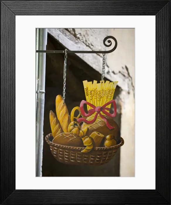 Framed Print : Shop sign, Provence, France Framed Print : Shop sign, Provence, France