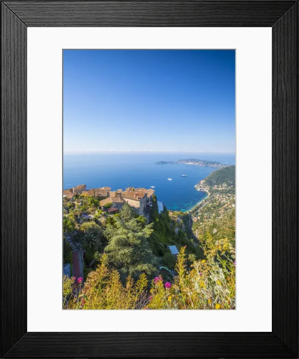 Framed Print : Le Jardin Exotique, Eze, Alpes-Maritimes, Provence-Alpes-Cote D Azur, French Framed Print : Le Jardin Exotique, Eze, Alpes-Maritimes, Provence-Alpes-Cote D Azur, French