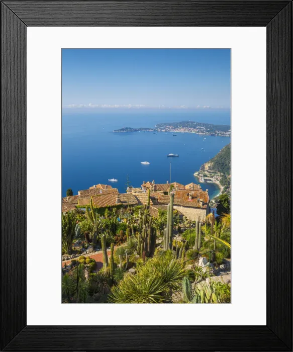 Framed Print : Le Jardin Exotique, Eze, Alpes-Maritimes, Provence-Alpes-Cote D Azur, French Framed Print : Le Jardin Exotique, Eze, Alpes-Maritimes, Provence-Alpes-Cote D Azur, French