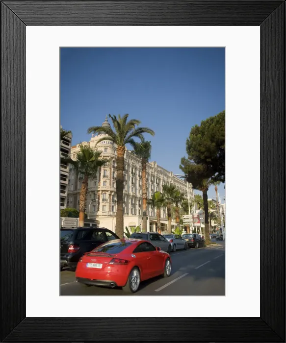Framed Print : Boulevard de la Croisette and Carlton Hotel, Cannes, Cote D Azur, France Framed Print : Boulevard de la Croisette and Carlton Hotel, Cannes, Cote D Azur, France