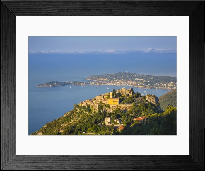 Framed Print : Eze, Saint-Jean-Cap-Ferrat, Alpes-Maritimes, Provence-Alpes-Cote D Azur, French Framed Print : Eze, Saint-Jean-Cap-Ferrat, Alpes-Maritimes, Provence-Alpes-Cote D Azur, French