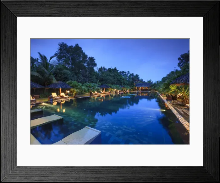 Framed Print : Vietnam, Danang, Hue, Luxury Resort Framed Print : Vietnam, Danang, Hue, Luxury Resort