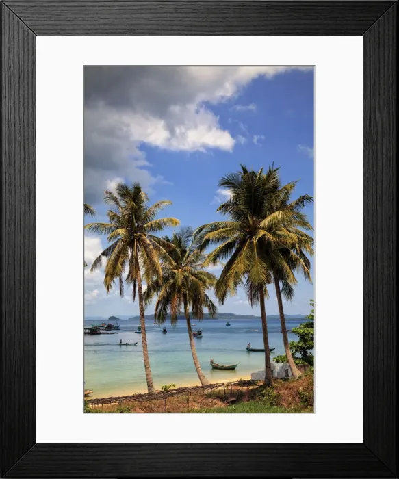 Framed Print : Vietnam, Phu Quoc, Cape Ganh Dau Framed Print : Vietnam, Phu Quoc, Cape Ganh Dau