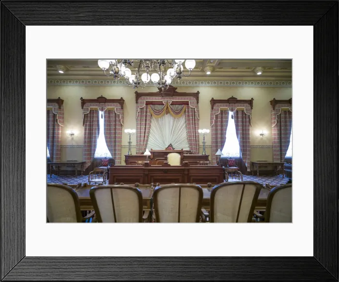Framed Print : USA, Maryland, Annapolis, Maryland State House, old House of Delegates Chamber Framed Print : USA, Maryland, Annapolis, Maryland State House, old House of Delegates Chamber