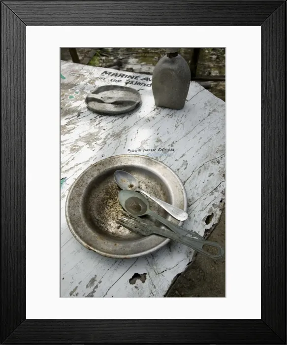 Framed Print : Vanuatu, Efate Island Quoin Hill, World War 2 Museum- Naval Relics Framed Print : Vanuatu, Efate Island Quoin Hill, World War 2 Museum- Naval Relics