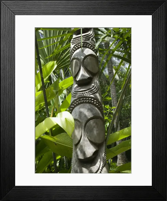 Framed Print : Vanuatu, Efate Island Port Vila, Michoutouchkine & Pilioko Foundation Art Gallery-Island