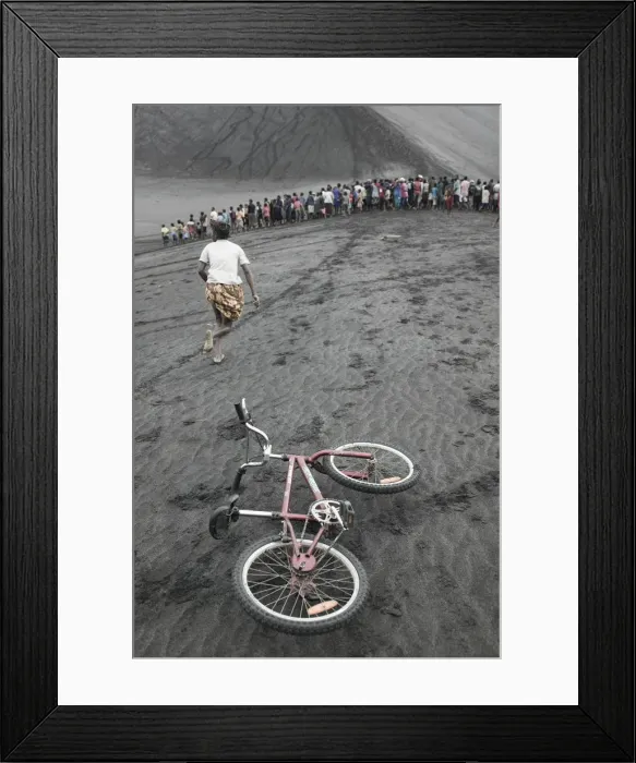 Framed Print : Vanuatu, Tanna Island, Mt. Yasur Volcano, Moto Cross Race on the Volcano Ash Plain Framed Print : Vanuatu, Tanna Island, Mt. Yasur Volcano, Moto Cross Race on the Volcano Ash Plain