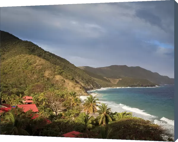Caribbean, US Virgin Islands, St. Croix, Cane Garden Bay and Carambola beach resort