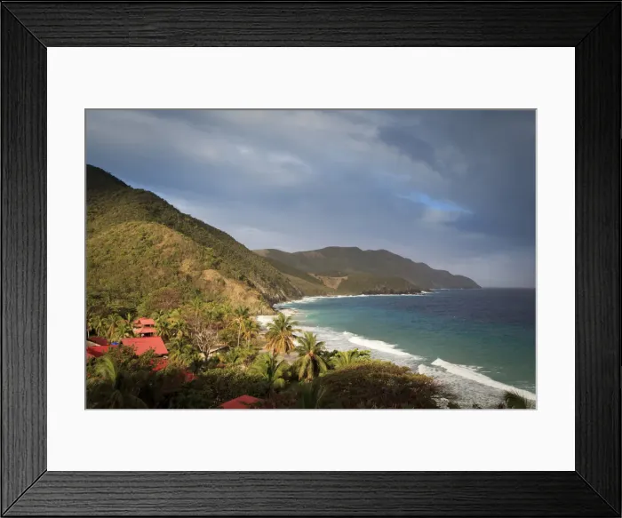 Framed Print : Caribbean, US Virgin Islands, St. Croix, Cane Garden Bay and Carambola beach resort Framed Print : Caribbean, US Virgin Islands, St. Croix, Cane Garden Bay and Carambola beach resort