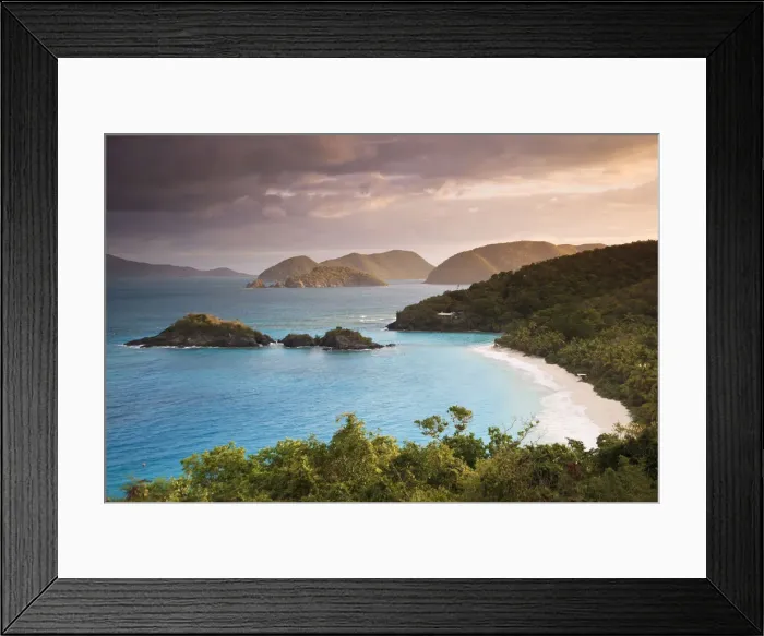 Framed Print : Caribbean, US Virgin Islands, St. John, Virgin Islands National Park, Trunk Bay Framed Print : Caribbean, US Virgin Islands, St. John, Virgin Islands National Park, Trunk Bay