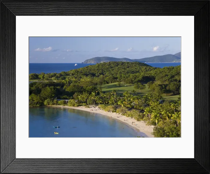Framed Print : Caribbean, US Virgin Islands, St. John, Hawksnest Bay Framed Print : Caribbean, US Virgin Islands, St. John, Hawksnest Bay