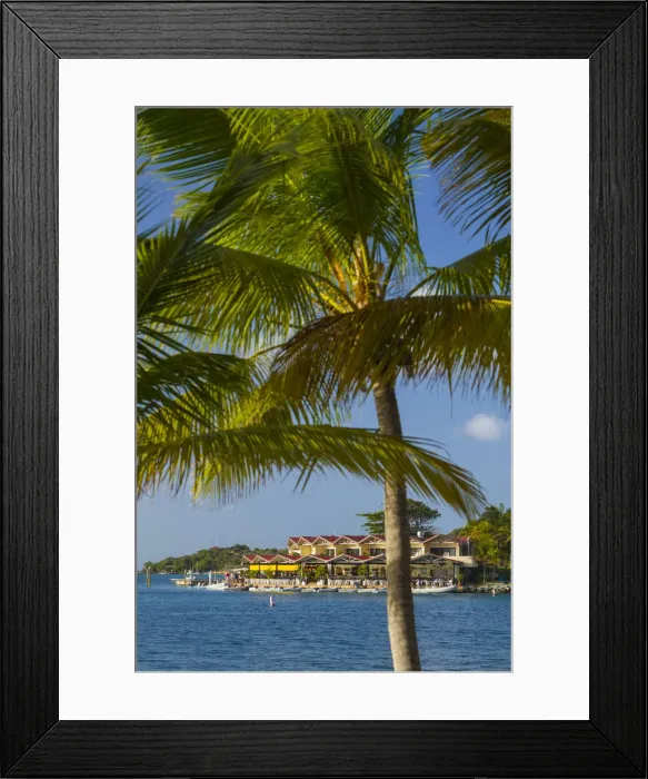 Framed Print : British Virgin Islands, Virgin Gorda, Saba Rock, Saba Rock Resort and Restaurant Framed Print : British Virgin Islands, Virgin Gorda, Saba Rock, Saba Rock Resort and Restaurant