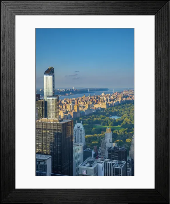 Framed Print : USA, New York, Midtown, Central Park, One57 Building on left Framed Print : USA, New York, Midtown, Central Park, One57 Building on left