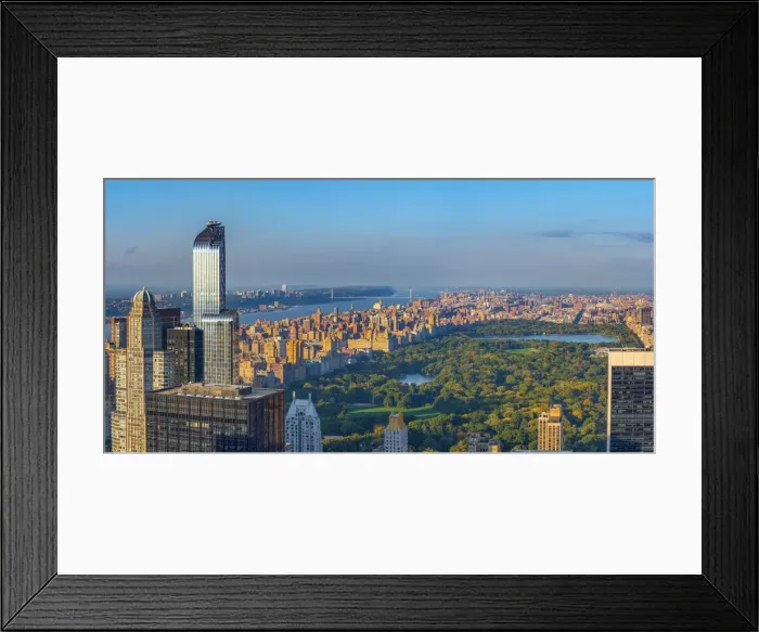 Framed Print : USA, New York, Midtown, Central Park, One57 Building on left Framed Print : USA, New York, Midtown, Central Park, One57 Building on left