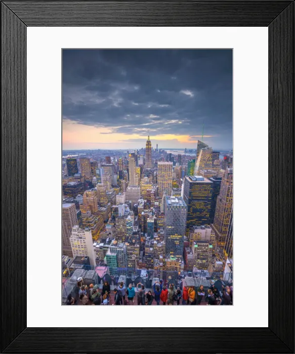 Framed Print : USA, New York, Midtown and Lower Manhattan, Empire State Building Framed Print : USA, New York, Midtown and Lower Manhattan, Empire State Building