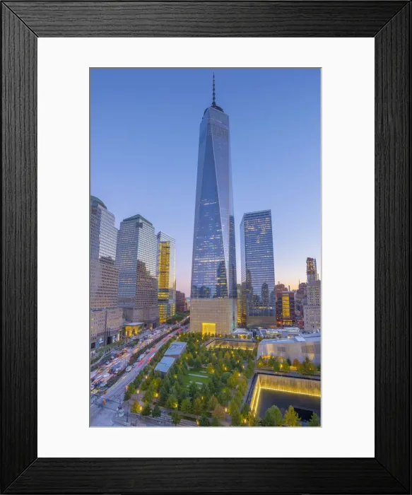 Framed Print : USA, New York, Manhattan, Downtown, World Trade Center, Freedom Tower or One World Framed Print : USA, New York, Manhattan, Downtown, World Trade Center, Freedom Tower or One World