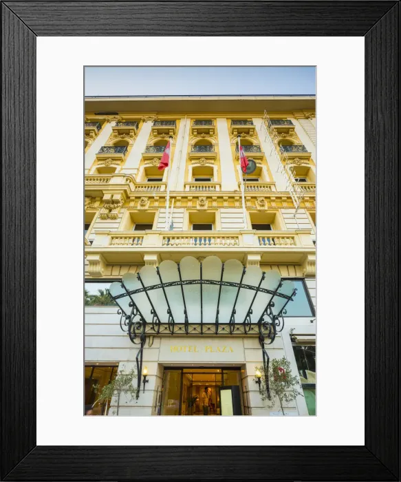 Framed Print : Hotel Plaza, Promenade des Anglais, Nice, Alpes-Maritimes, Provence-Alpes-Cote