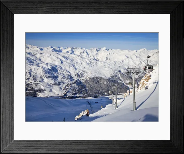 Framed Print : Meribel ski resort (1450m) in the Three Valleys, Les Trois Vallees, Savoie, French Alps Framed Print : Meribel ski resort (1450m) in the Three Valleys, Les Trois Vallees, Savoie, French Alps