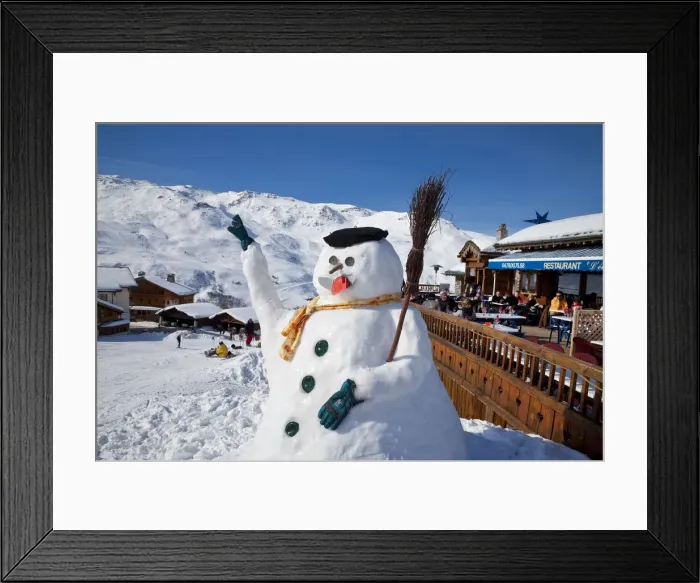 Framed Print : Les Menuires ski resort (1800m) in the Three Valleys, Les Trois Vallees, Savoie, French Framed Print : Les Menuires ski resort (1800m) in the Three Valleys, Les Trois Vallees, Savoie, French
