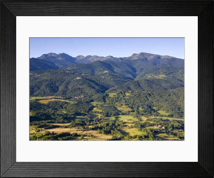 Framed Print : Landscape near Roquefixade, Ariege, Pyrenees, France Framed Print : Landscape near Roquefixade, Ariege, Pyrenees, France