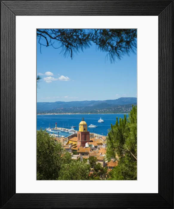 Framed Print : St. Tropez, Var, Provence-Alpes-Cote D Azur, French Riviera, France