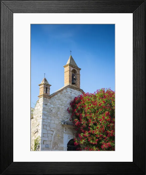 Framed Print : Chapel in St. Paul de Vence, Alpes-Maritimes, Provence-Alpes-Cote D Azur Framed Print : Chapel in St. Paul de Vence, Alpes-Maritimes, Provence-Alpes-Cote D Azur