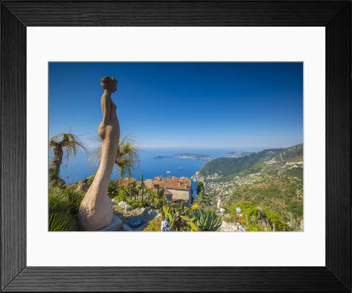 Framed Print : Le Jardin Exotique, Eze, Alpes-Maritimes, Provence-Alpes-Cote D Azur, French Riviera Framed Print : Le Jardin Exotique, Eze, Alpes-Maritimes, Provence-Alpes-Cote D Azur, French Riviera