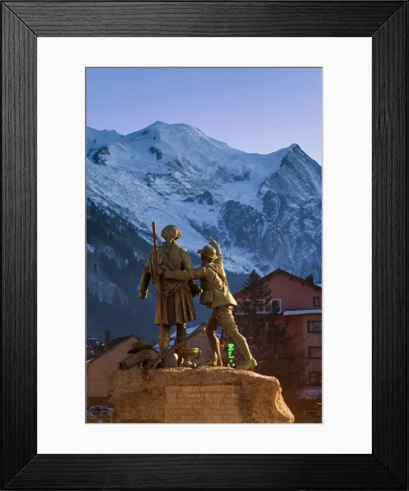 Framed Print : Chamonix-Mont-Blanc, French Alps, Haute Savoie, France Framed Print : Chamonix-Mont-Blanc, French Alps, Haute Savoie, France