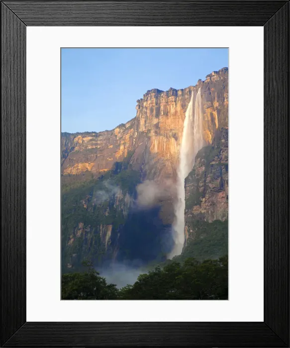 Framed Print : Venezuela, Guayana, Canaima National Park, Angel Falls Framed Print : Venezuela, Guayana, Canaima National Park, Angel Falls