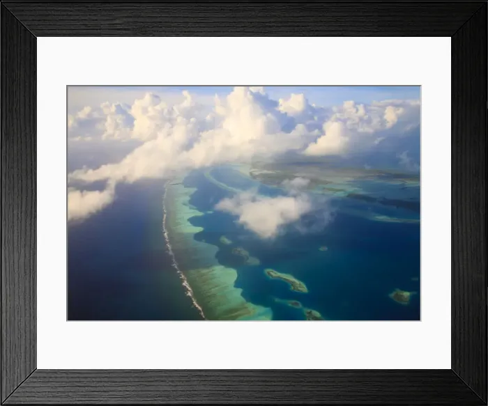 Framed Print : Venezuela, Aerial view of Los Roques Framed Print : Venezuela, Aerial view of Los Roques