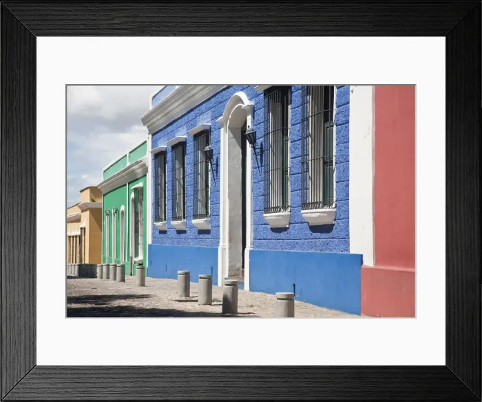 Framed Print : Venezuela, Ciudad Bolivar, Historic Center, Plaza Bolivar, Colonial buildings Framed Print : Venezuela, Ciudad Bolivar, Historic Center, Plaza Bolivar, Colonial buildings