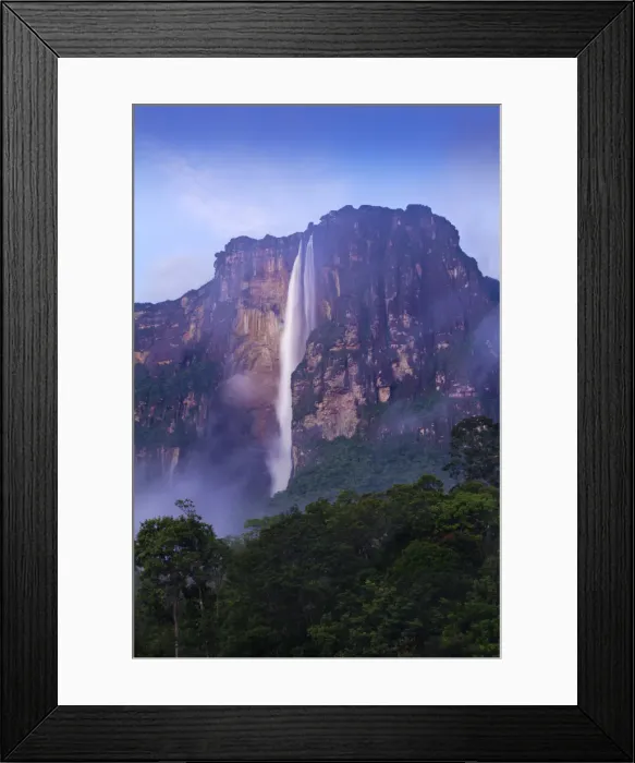 Framed Print : Venezuela, Guayana, Canaima National Park, Angel Falls Framed Print : Venezuela, Guayana, Canaima National Park, Angel Falls