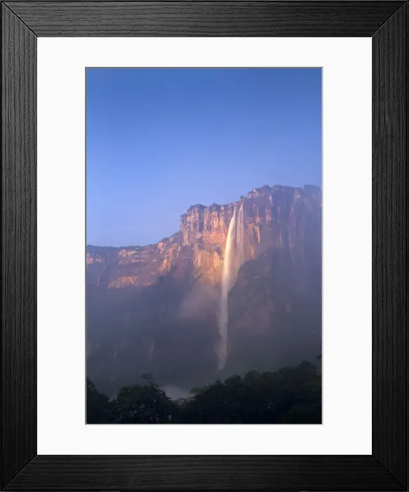 Framed Print : Venezuela, Guayana, Canaima National Park, Angel Falls Framed Print : Venezuela, Guayana, Canaima National Park, Angel Falls
