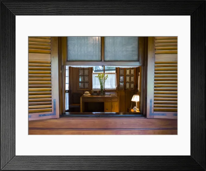 Framed Print : Vietnam, Hanoi, Ho Chi Minh Stilt House on the grounds of the Presidential Palace Framed Print : Vietnam, Hanoi, Ho Chi Minh Stilt House on the grounds of the Presidential Palace