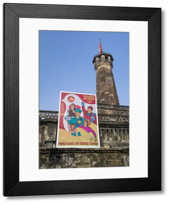 Framed Print : Vietnam, Hanoi, The Flag Tower Framed Print : Vietnam, Hanoi, The Flag Tower