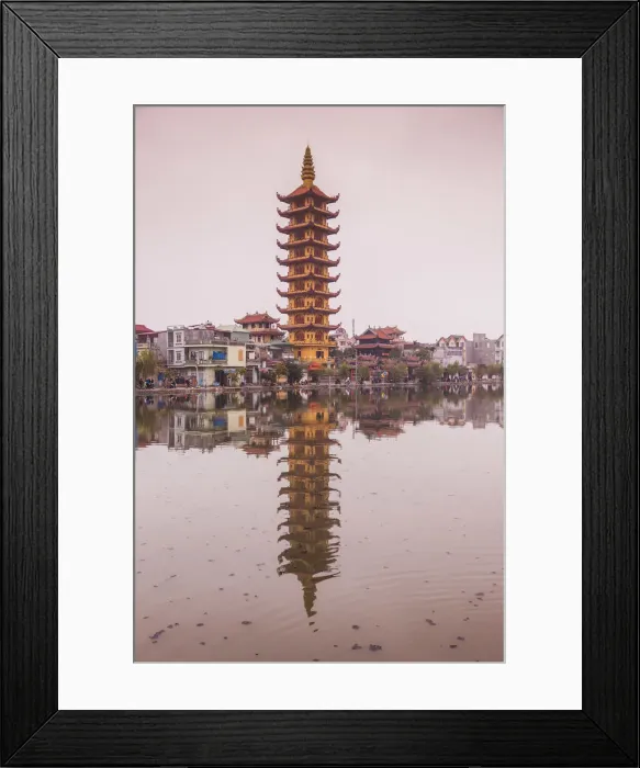 Framed Print : Vietnam, Haiphong, Chua Pho Chieu Pagoda Framed Print : Vietnam, Haiphong, Chua Pho Chieu Pagoda