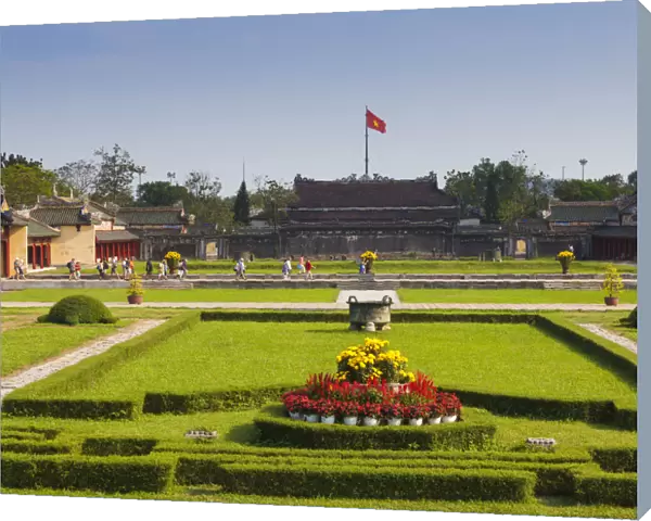 Vietnam, Hue, Hue Imperial City, Halls of the Mandarins, exterior