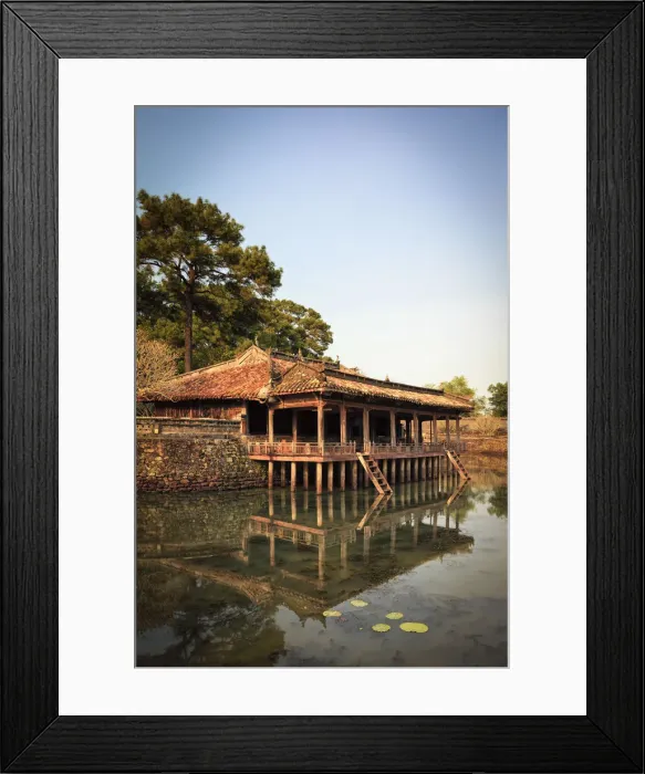Framed Print : Vietnam, Danang, Hue, Emperor Tu Duc Tomb Framed Print : Vietnam, Danang, Hue, Emperor Tu Duc Tomb
